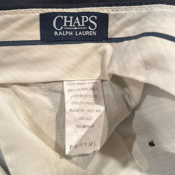 Chaos Ralph Lauren Wool Pants Size 36/32 - Picture 5 of 6
